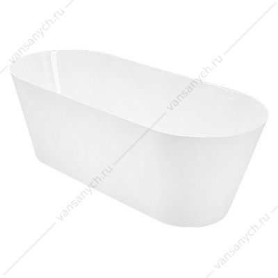 00097871 Ванна 160х75 отдельностоящая акриловая Loranto, с сифоном и опорными ножками CS-10-160 Loranto (Россия-Китай) купить в Тюмени (Ван Саныч™)
