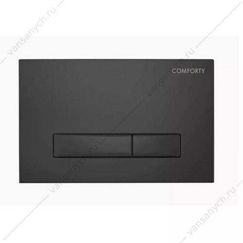Панель смыва двухрежимная Comforty CF5097HCB черный матовый Comforty (Россия) купить в Тюмени (Ван Саныч™)