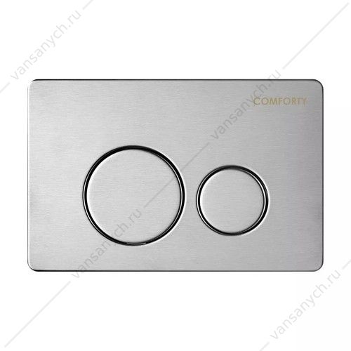 Панель смыва двухрежимная Comforty CF5097IST нерж. сталь (брашир. сталь) Comforty (Россия) купить в Тюмени (Ван Саныч™)
