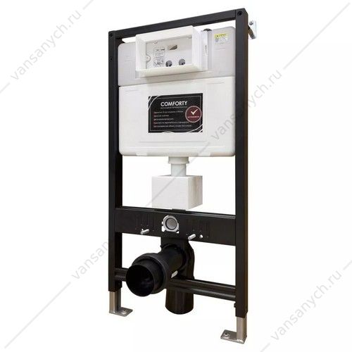 Инсталляция для подвесного унитаза с блоком монтажа под тонкие кнопки Comforty CF5K009DN  Comforty (Россия) купить в Тюмени (Ван Саныч™)