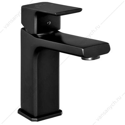 Смеситель для раковины 121 TIERA без дон. клап. мат. черный 102108989C1EX  E.C.A. (Турция) купить в Тюмени (Ван Саныч™)