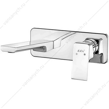 Смеситель для раковины настенный (внешняя часть) TIERA хром 102167605EX-K  E.C.A. (Турция) купить в Тюмени (Ван Саныч™)