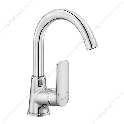 Смеситель для раковины с поворотным изливом LIA 150, хром 102188887EX E.C.A. (Турция) купить в Тюмени (Ван Саныч™)