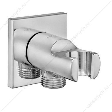 Шланговое подсоединение с держателем для душа хром 102199603EX  E.C.A. (Турция) купить в Тюмени (Ван Саныч™)