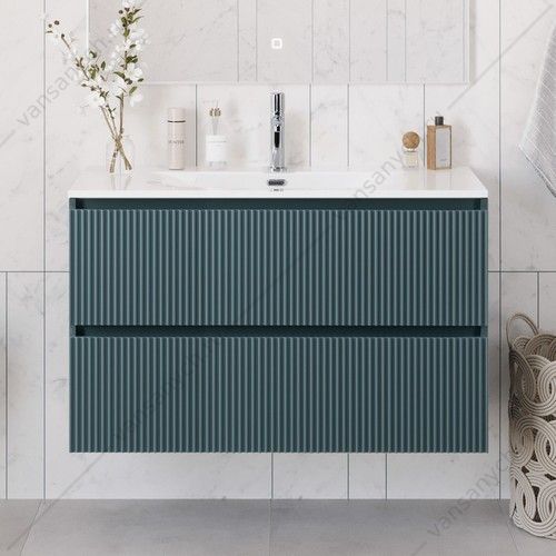 Тумба под раковину 100 BELBAGNO UNO подвесная с 2ящ. Голубой Матовый UNO-1000-2C-SO-AO Belbagno (Италия) купить в Тюмени (Ван Саныч™)