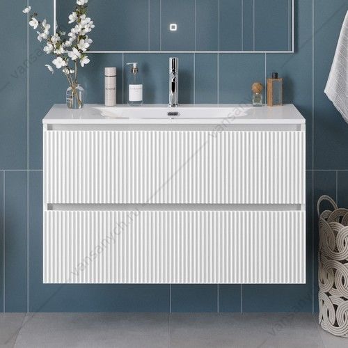 Тумба под раковину 100 BELBAGNO UNO подвесная с 2ящ. Bianco Opaco UNO-1000-2C-SO-BO Belbagno (Италия) купить в Тюмени (Ван Саныч™)