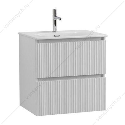 Тумба под раковину 60 BELBAGNO UNO подвесная с 2ящ. Bianco Opaco UNO-600-2C-SO-BO Belbagno (Италия) купить в Тюмени (Ван Саныч™)