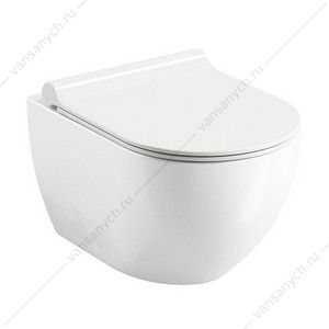 Унитаз подвесной RAVAK Uni Chrome RimOFF (безободковый) белый X01535 RAVAK(Чехия) купить в Тюмени (Ван Саныч™)