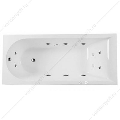 Ванна гидромассажная AM.PM Inspire Evo Plus 170*75 на каркасе, W5AW-170-075W2D64  AM.PM (Германия) купить в Тюмени (Ван Саныч™)