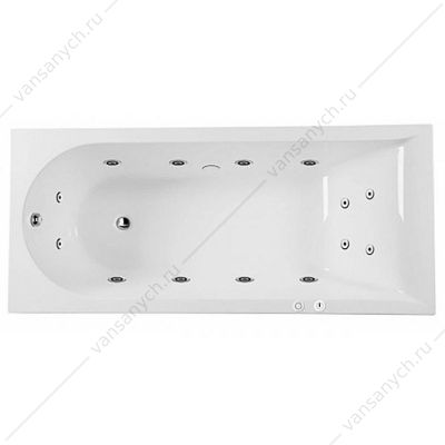 Ванна гидромассажная AM.PM Inspire Evo Plus 180*80 на каркасе, W5AW-180-080W2D64 AM.PM (Германия) купить в Тюмени (Ван Саныч™)