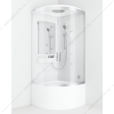 Гидромассажная кабина 90х90 с паровой баней AM.PM Like Deep,  W80C-020A-090MTA  AM.PM (Германия) купить в Тюмени (Ван Саныч™)