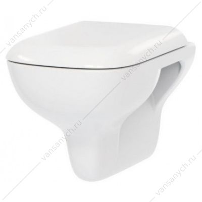 Унитаз безободковый подвесной  AM.PM Like FlashClean сиденье микролифт, C801700SC  AM.PM (Германия) купить в Тюмени (Ван Саныч™)
