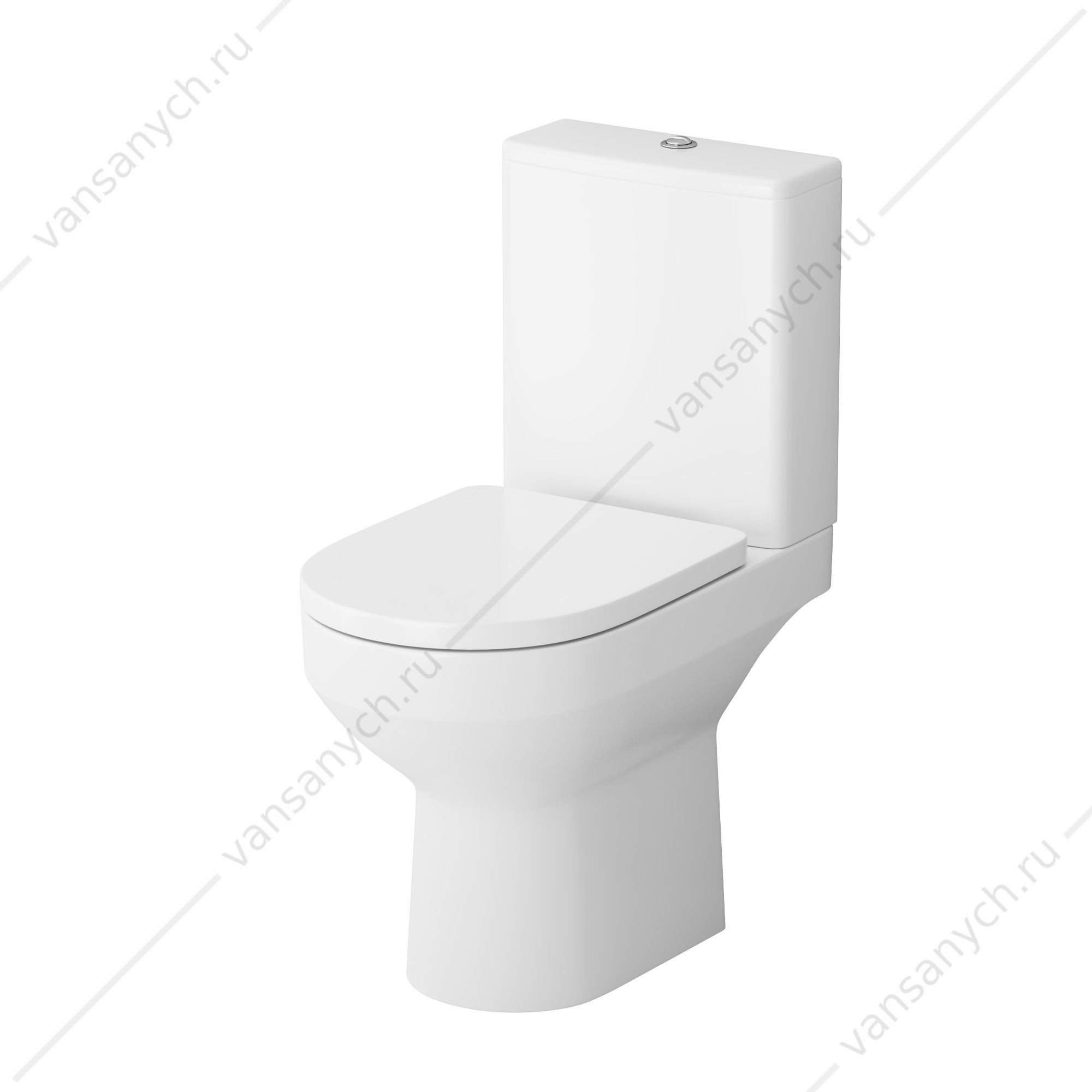 Унитаз-компакт безободковый FlashClean C708600WH AM.PM Spirit V2.0  AM.PM (Германия) купить в Тюмени (Ван Саныч™)