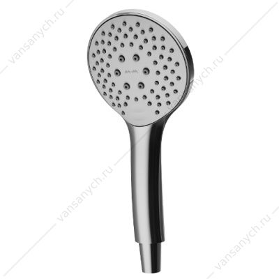 Ручной душ AM.PM Gem, 3 ф-ции, d 110 мм, хром, F0290100  AM.PM (Германия) купить в Тюмени (Ван Саныч™)