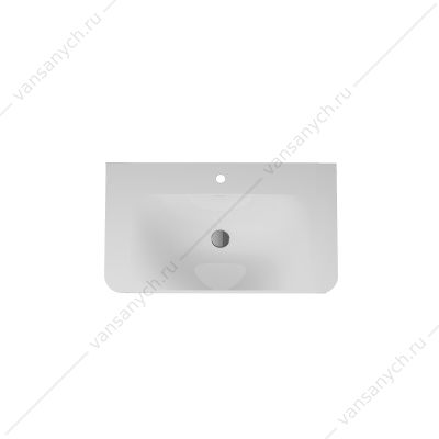 Раковина мебельная AM.PM Sensation, иск. мрамор, 80 см, M30WPC0801WG  AM.PM (Германия) купить в Тюмени (Ван Саныч™)