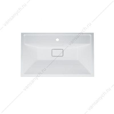 Раковина меб. иск. мрамор, AM.PM INSPIRE V2.0, со слив-перелив, 80 см M50AWPX0801WG  AM.PM (Германия) купить в Тюмени (Ван Саныч™)