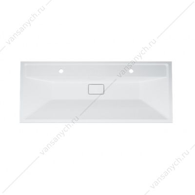 Раковина меб, иск. мрамор, AM.PM INSPIRE V2.0, со слив-перелив, 120 см M50AWPX1201WG  AM.PM (Германия) купить в Тюмени (Ван Саныч™)