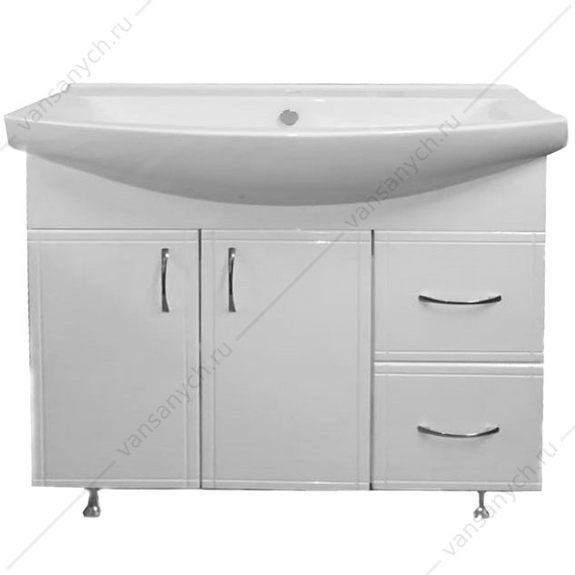 168316 Тумба с раковиной 85см Loranto Best 85/2, раковина Best 85 CS00052060 Loranto (Россия-Китай) купить в Тюмени (Ван Саныч™)