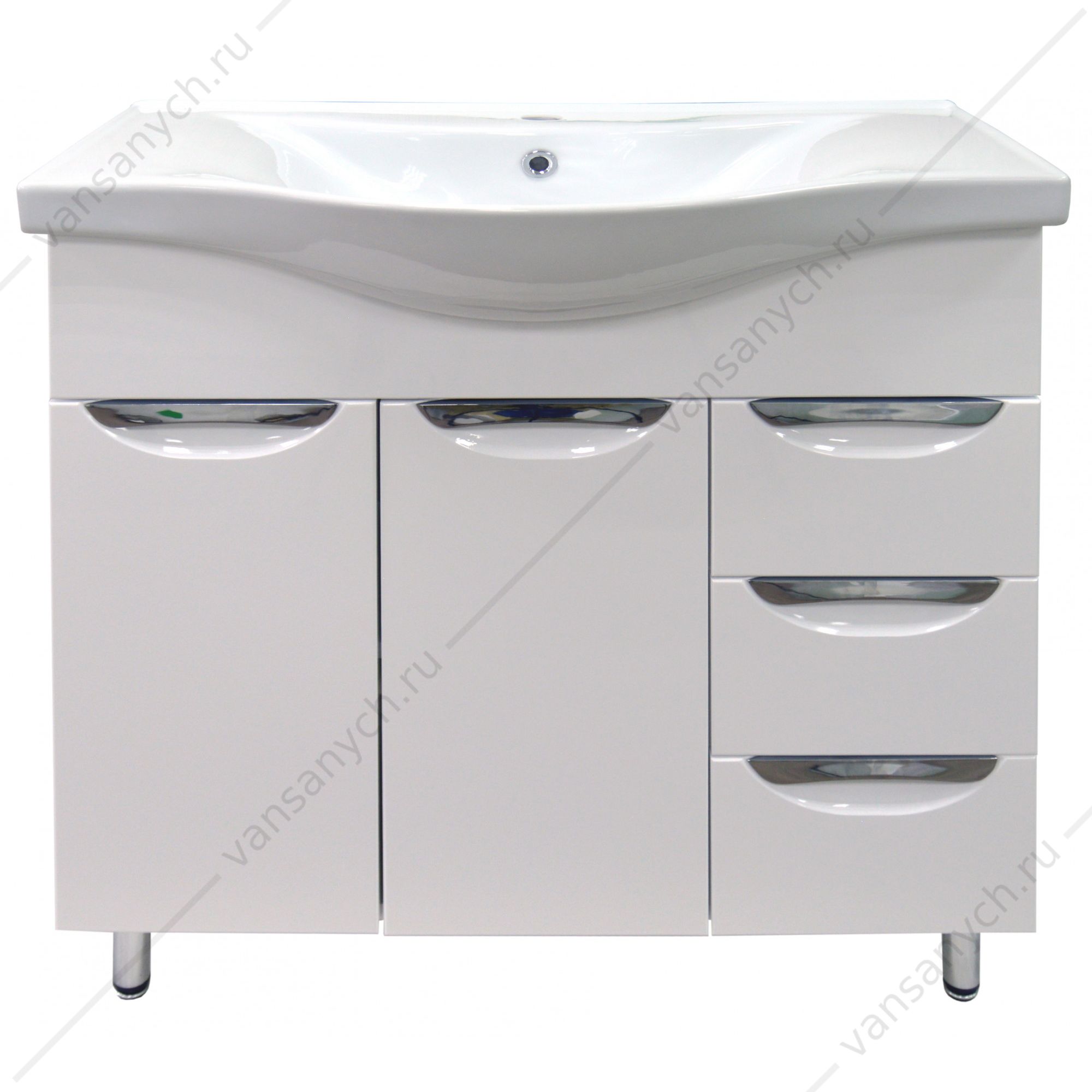 172244 Тумба с раковиной 80 Стиль 80/3 раковина Basic 80, CS00070447 Loranto (Россия-Китай) купить в Тюмени (Ван Саныч™)