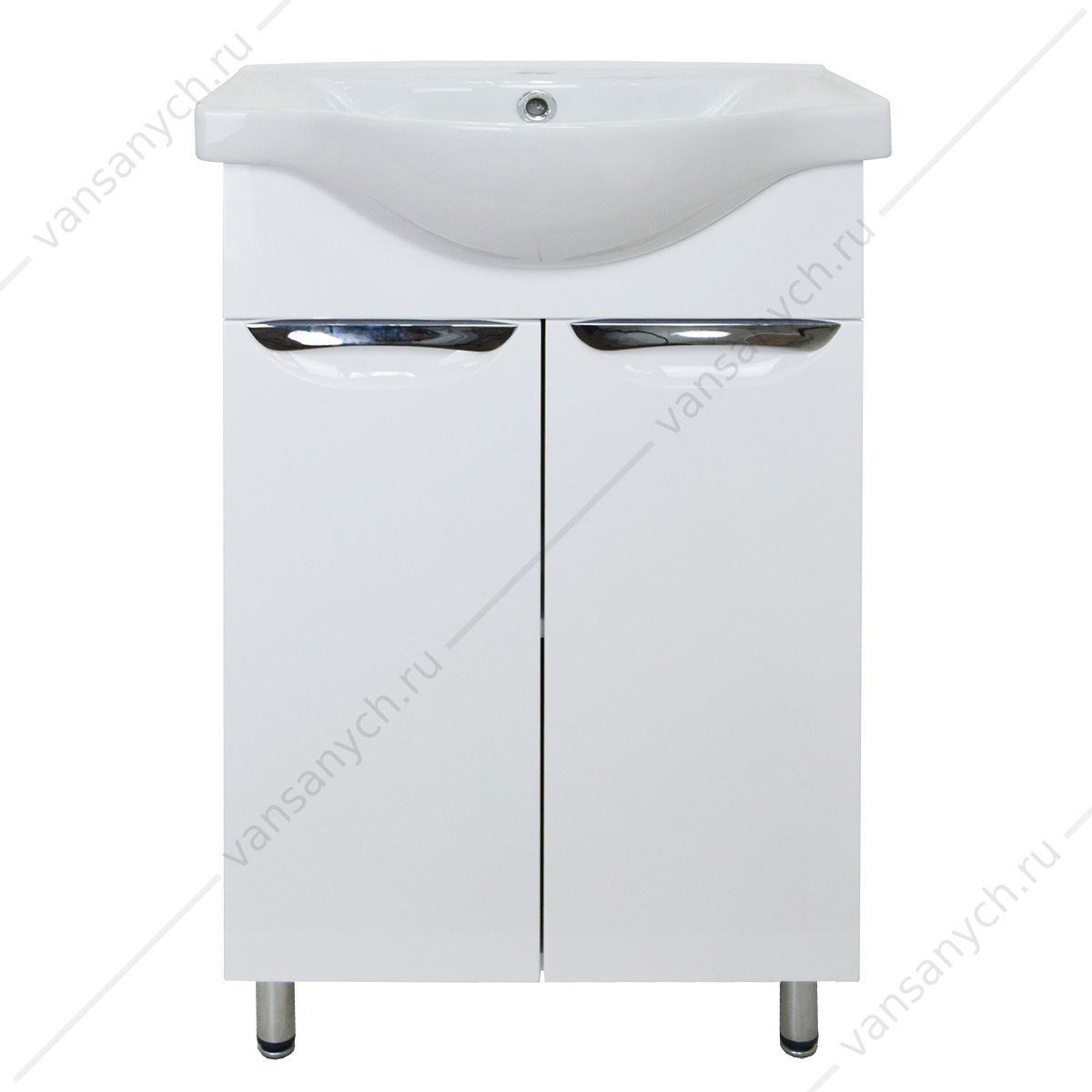 172253 Тумба с раковиной 50 Стиль, раковина Basic 50, CS00070391 Loranto (Россия-Китай) купить в Тюмени (Ван Саныч™)