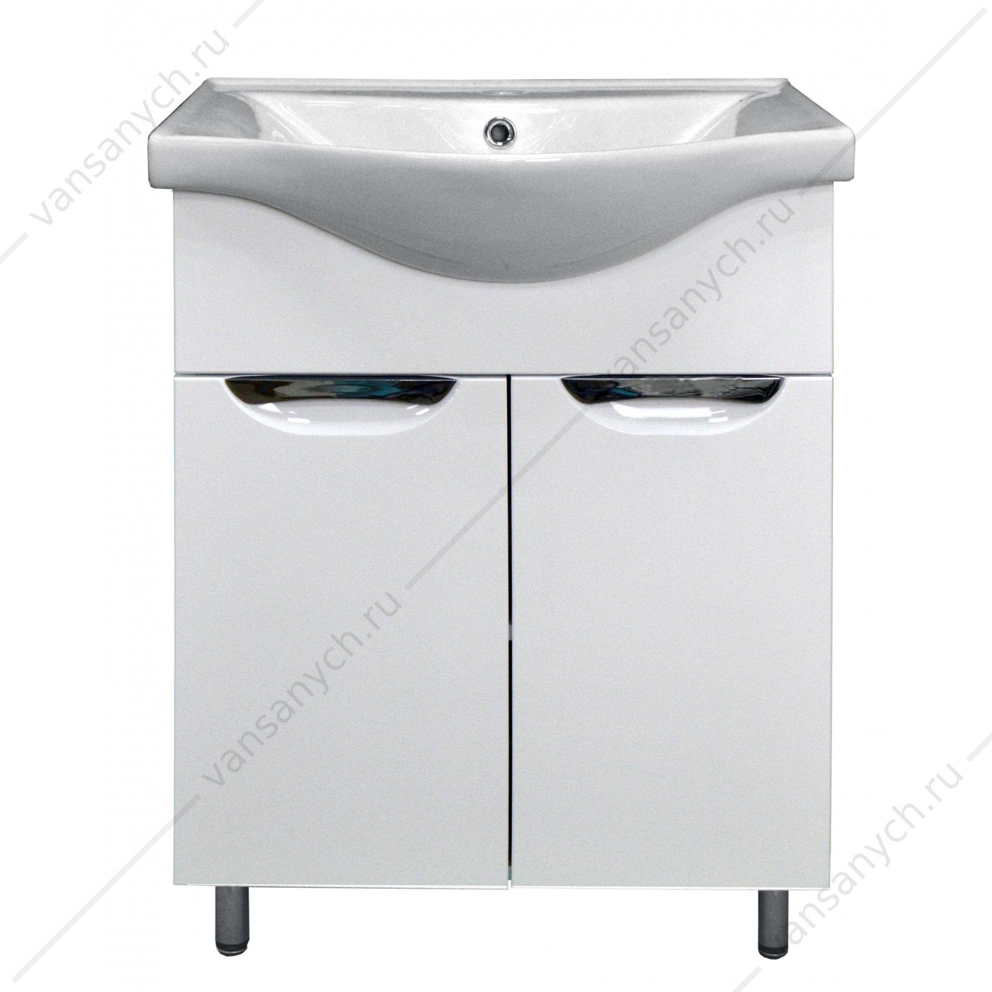 172255 Тумба с раковиной 60 Стиль, раковина Basic 60, CS00070300 Loranto (Россия-Китай) купить в Тюмени (Ван Саныч™)