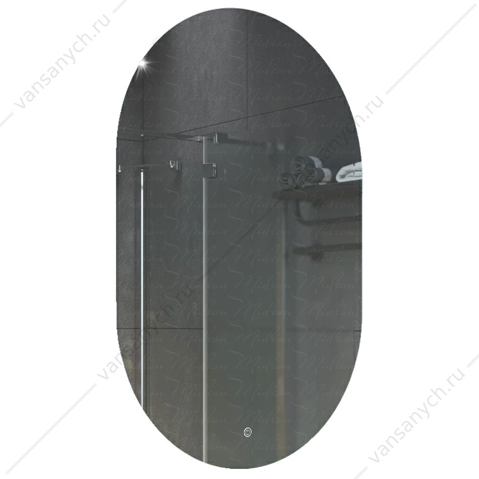 365340 Зеркало 60х100 AZARIO Alone Arco с подсветкой, сенсор. выкл. диммер  CS00078967 Azario (Китай) купить в Тюмени (Ван Саныч™)