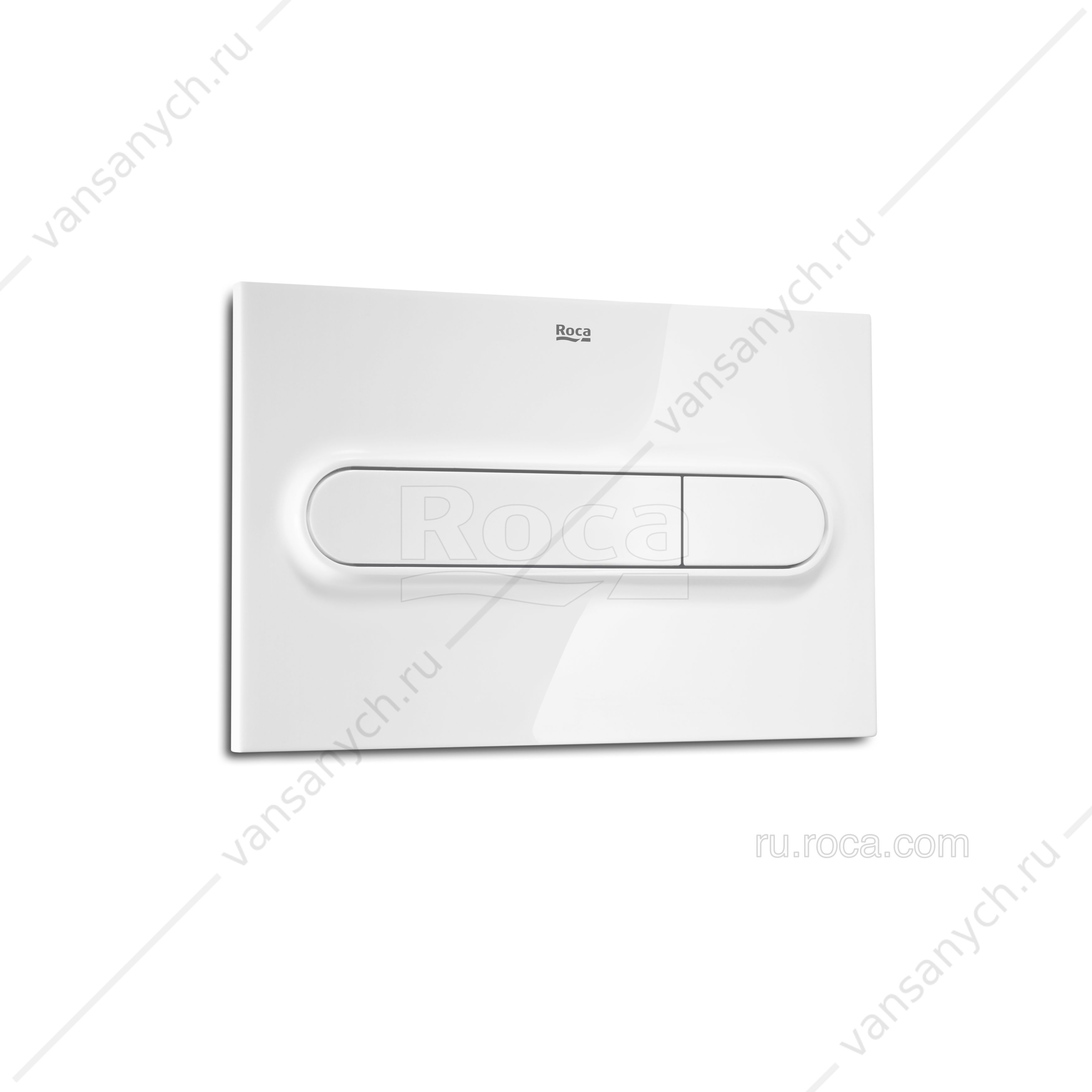 Roca. Панель смывная PL1 Dual белая Roca (Испания) купить в Тюмени (Ван Саныч™)