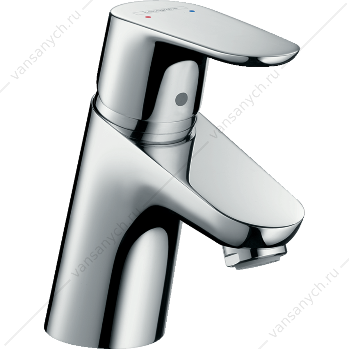 Смеситель  для раковины Hansgrohe Focus 70 мм со сливным гарнитуром HANSGROHE (Германия) купить в Тюмени (Ван Саныч™)