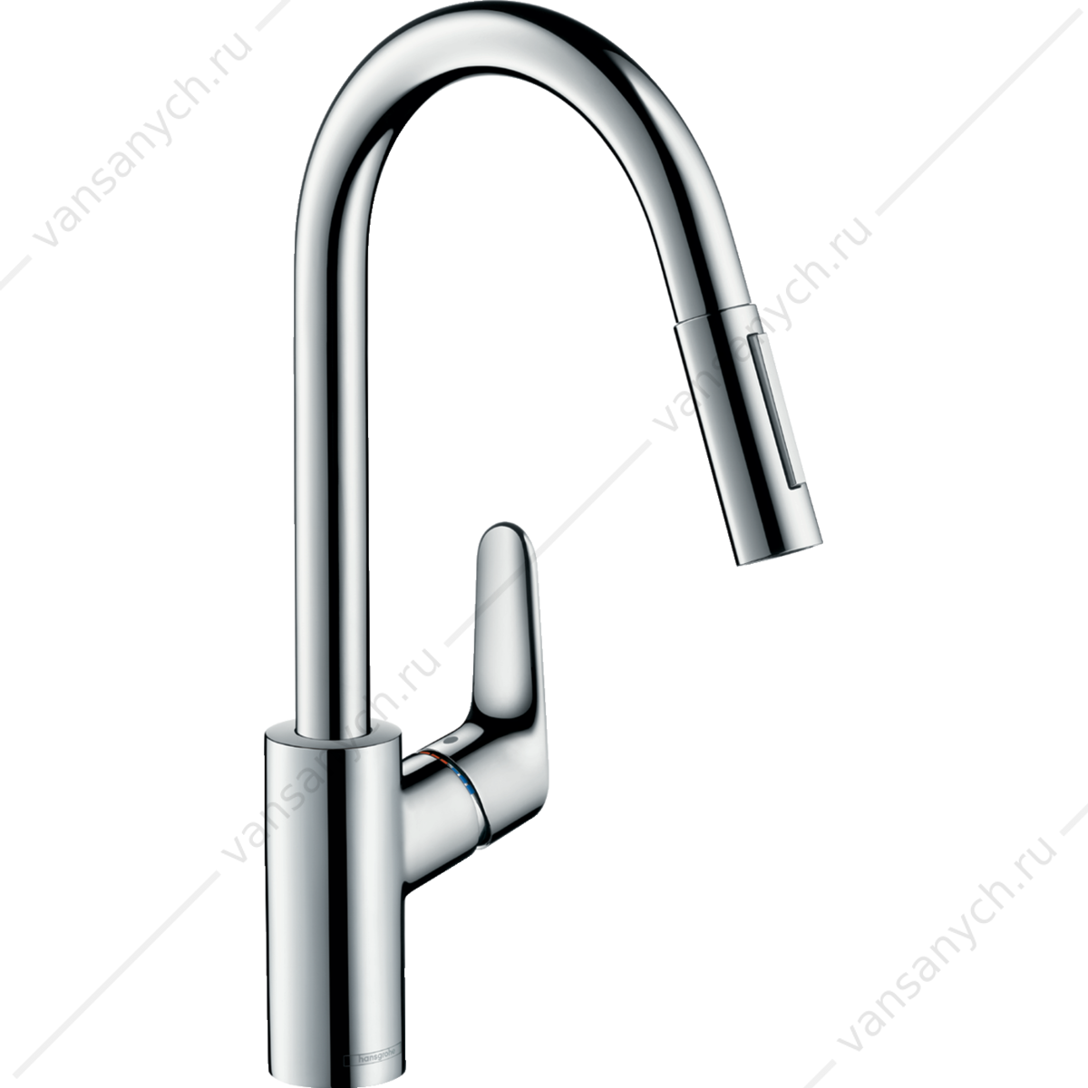 Смеситель для кухни Hansgrohe Focus 240 с выдвижным изливом HANSGROHE (Германия) купить в Тюмени (Ван Саныч™)