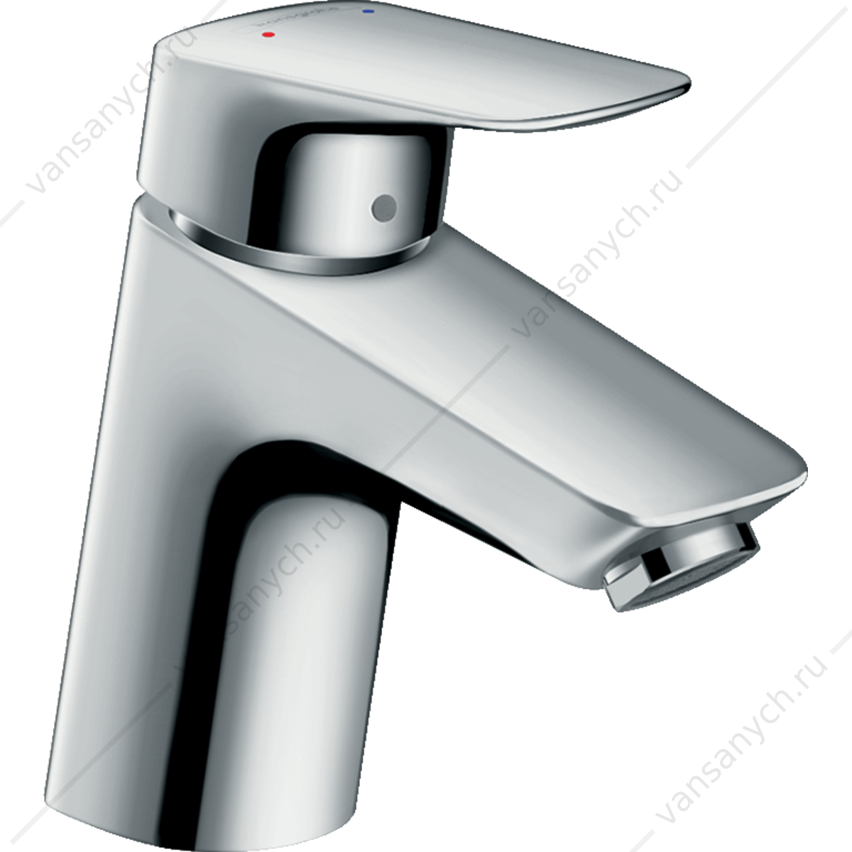 Смеситель Hansgrohe Logis для раковины 70 мм со сливным гарнитуром                                                                           HANSGROHE (Германия) купить в Тюмени (Ван Саныч™)
