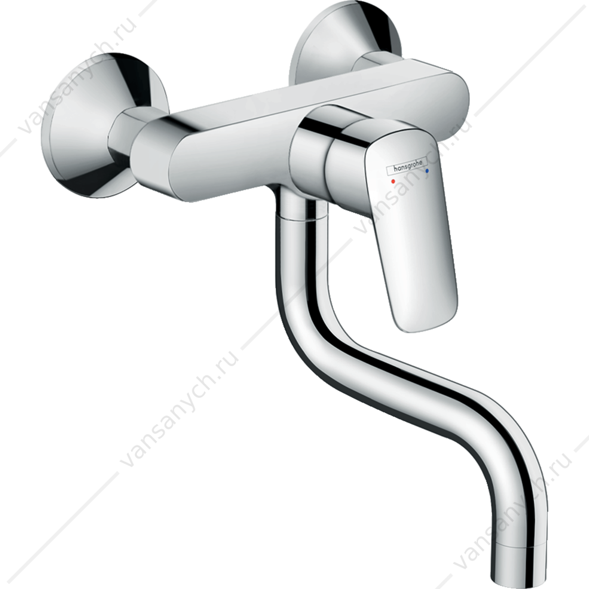 Смеситель Hansgrohe Logis для кухни (настенный монтаж) 71836000 HANSGROHE (Германия) купить в Тюмени (Ван Саныч™)