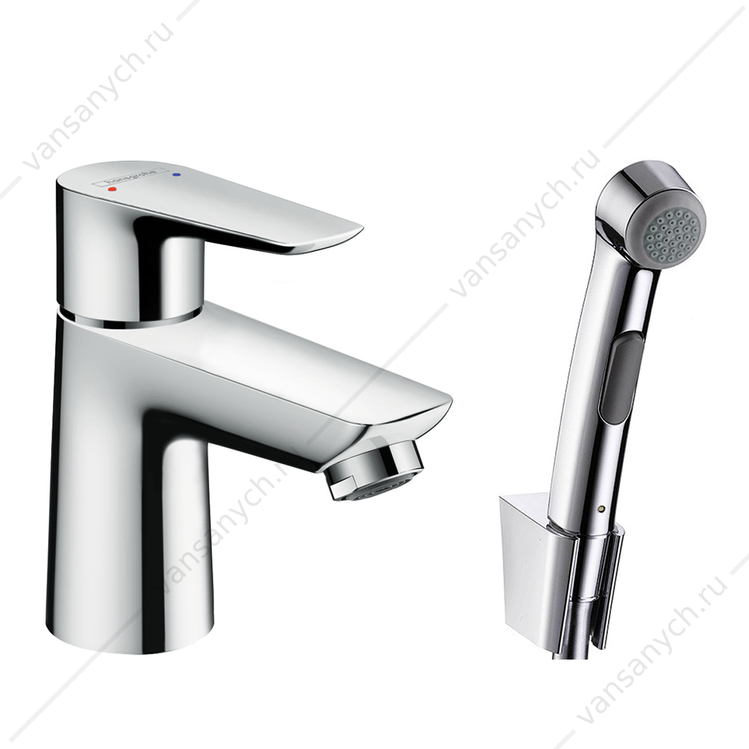 Смеситель для раковины Hansgrohe Talis E 80 с гигиеническим душем HANSGROHE (Германия) купить в Тюмени (Ван Саныч™)