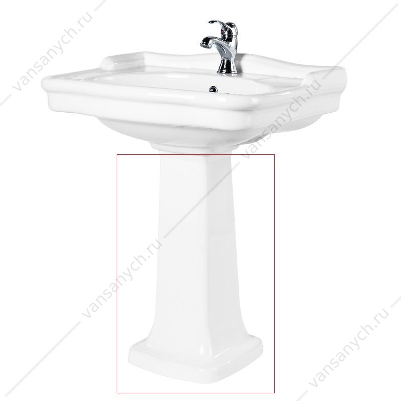 Пьедестал для раковины BELBAGNO BOHEME белый BB115P Belbagno (Италия) купить в Тюмени (Ван Саныч™)
