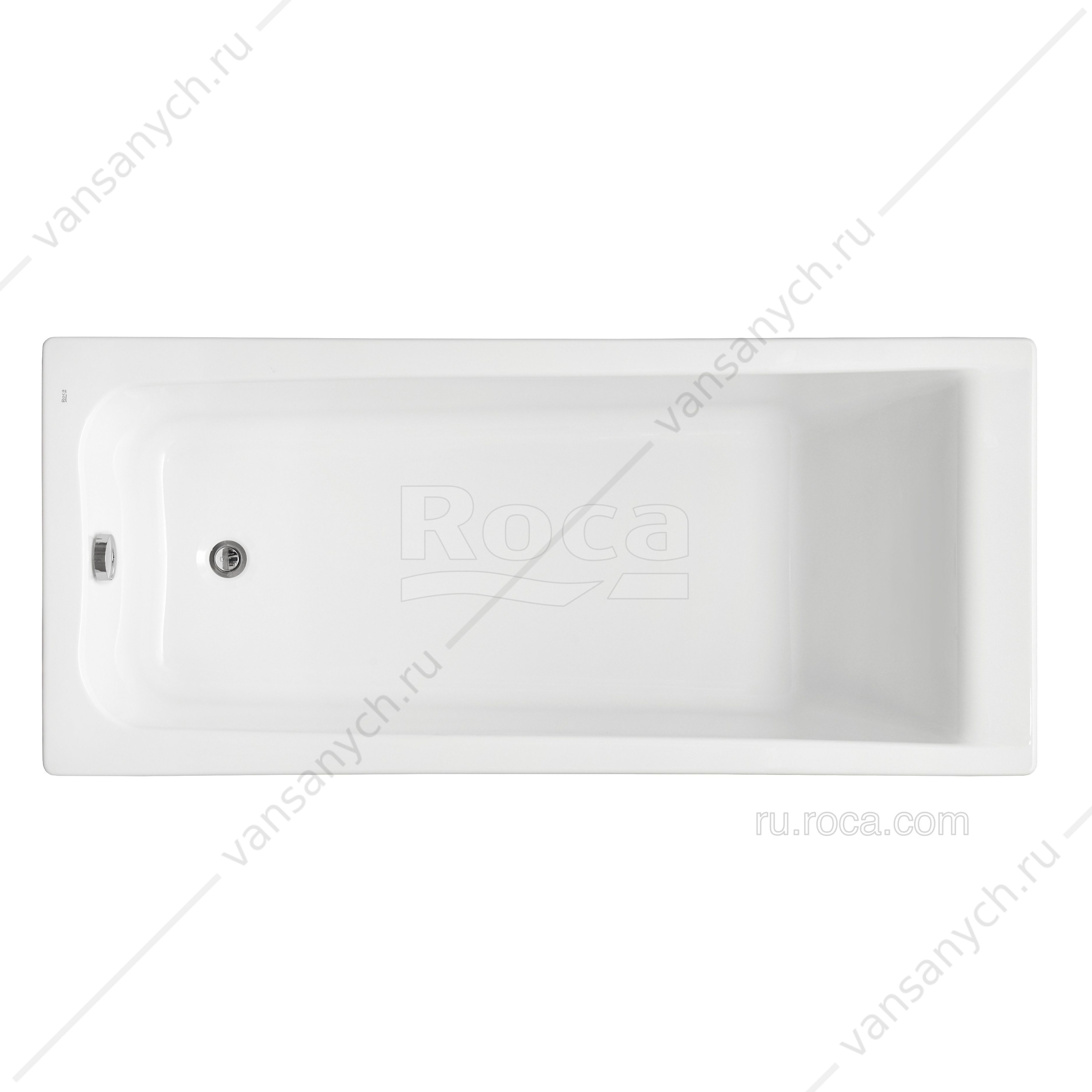 6035 Ванны 160х75 акриловая Elba прямоугольная 248619000 Roca (Испания) купить в Тюмени (Ван Саныч™)