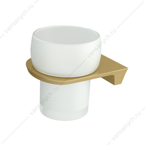 Подстаканник одинарный, Aisch K-5900, золото, K-5928 WasserKraft (Германия) купить в Тюмени (Ван Саныч™)