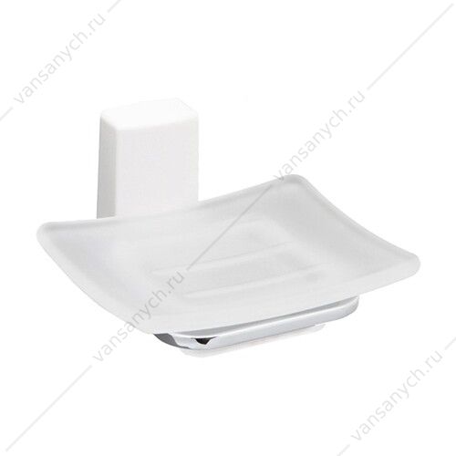 Мыльница, Leine K-5000 WHITE, белый/хром, K-5029WHITE WasserKraft (Германия) купить в Тюмени (Ван Саныч™)