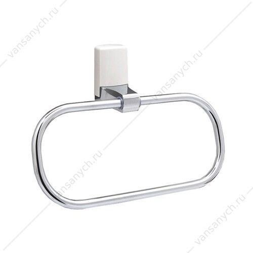 Держатель полотенец, Leine K-5000 WHITE, белый/хром, K-5060WHITE WasserKraft (Германия) купить в Тюмени (Ван Саныч™)