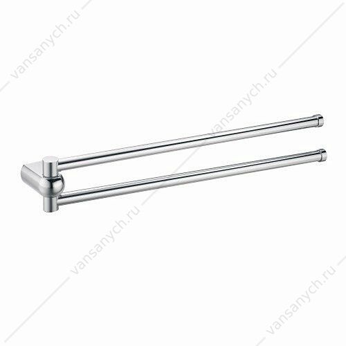 Держатель полотенец двойной, Berkel K-6800, Хром, K-6831 WasserKraft (Германия) купить в Тюмени (Ван Саныч™)