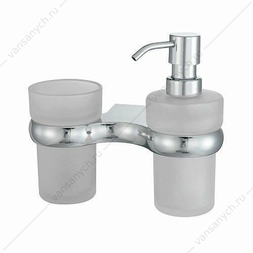 Держатель стакана и дозатора, Berkel K-6800, Хром, K-6889 WasserKraft (Германия) купить в Тюмени (Ван Саныч™)