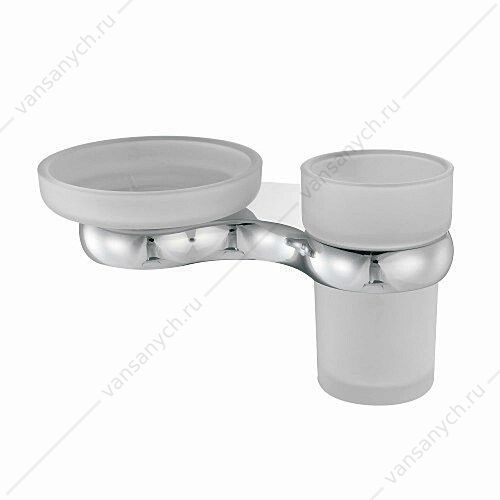 Держатель стакана и мыльницы, Berkel K-6800, Хром, K-6826 WasserKraft (Германия) купить в Тюмени (Ван Саныч™)