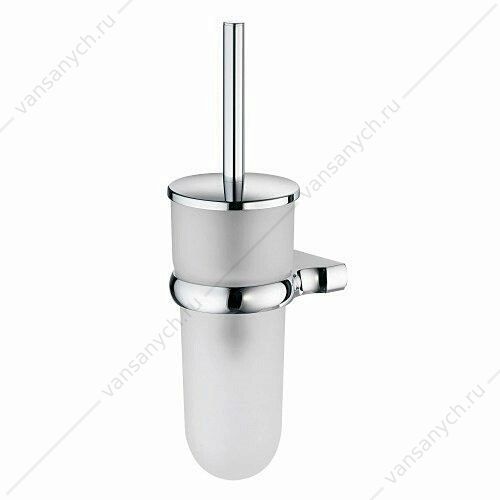 Щетка для унитаза подвесная, Berkel K-6800, Хром, K-6827 WasserKraft (Германия) купить в Тюмени (Ван Саныч™)