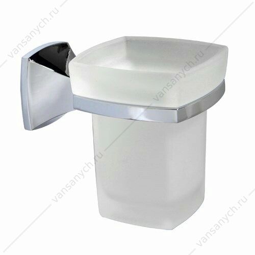 Подстаканник одинарный, Wern K-2500, Хром, K-2528 WasserKraft (Германия) купить в Тюмени (Ван Саныч™)