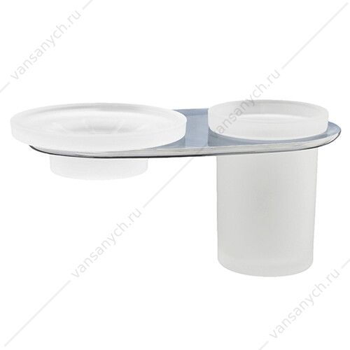 Держатель стакана и мыльницы, Kammel K-8300, Хром, K-8326 WasserKraft (Германия) купить в Тюмени (Ван Саныч™)