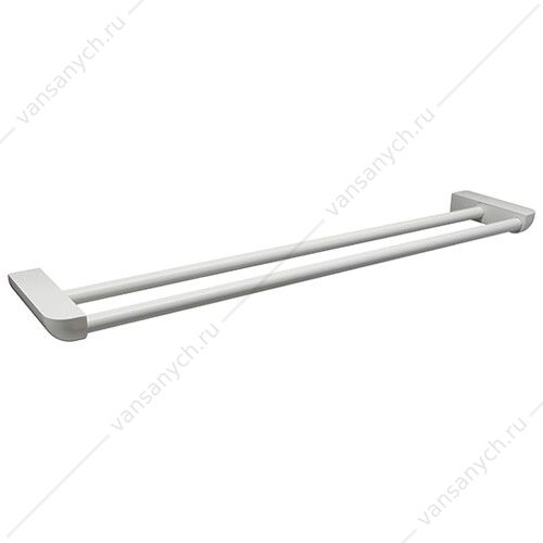 Держатель полотенец двойной, Kammel K-8300WHITE, белый, K-8340WHITE WasserKraft (Германия) купить в Тюмени (Ван Саныч™)
