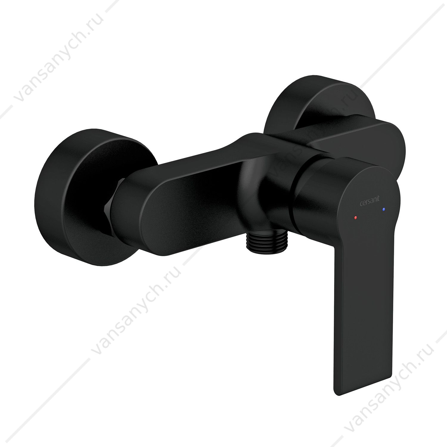 00-00006339 Смеситель для душа CERSANIT BRASKO BLACK, черный, 63109 Cersanit (Польша) купить в Тюмени (Ван Саныч™)