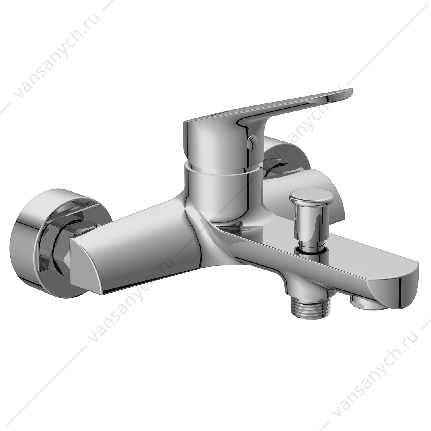 00-00006351 Смеситель для ванны CERSANIT FLAVIS, 63035 Cersanit (Польша) купить в Тюмени (Ван Саныч™)
