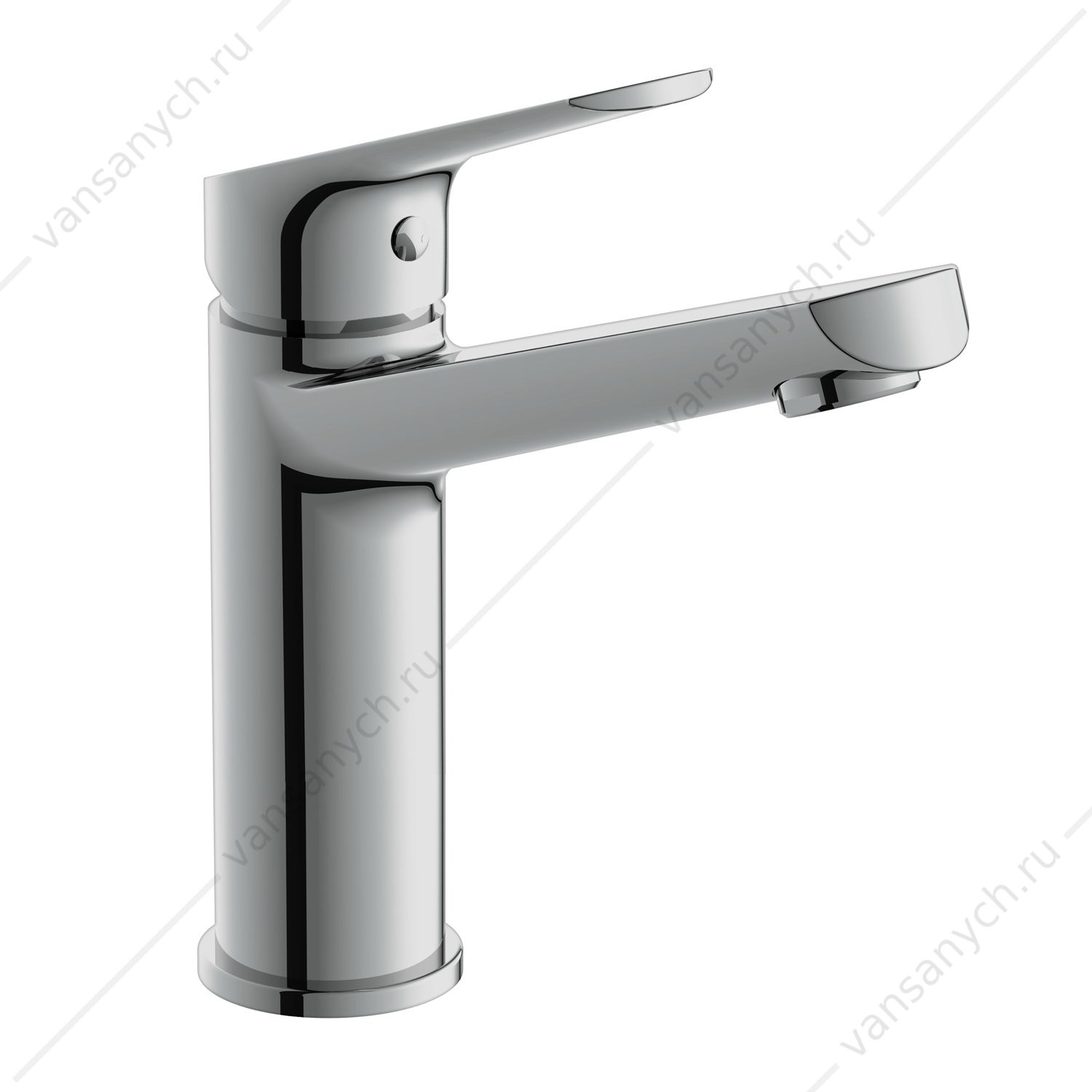 00-00006354 Смеситель для раковины CERSANIT FLAVIS, средний, 63037 Cersanit (Польша) купить в Тюмени (Ван Саныч™)