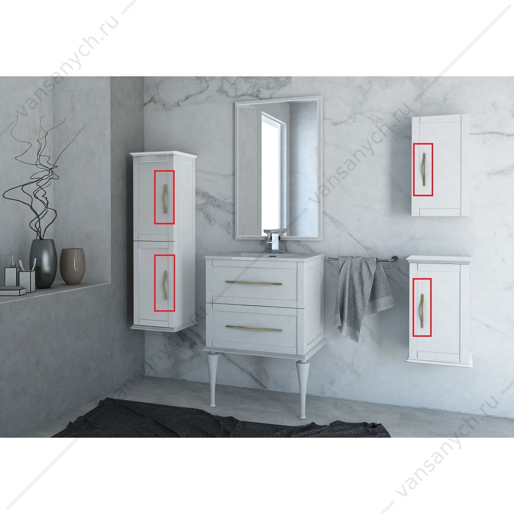 Ручка-скоба для колонн, 12,8 см CEZARES TIFFANY Oro (золото), 40391 Cezares (Италия) купить в Тюмени (Ван Саныч™)