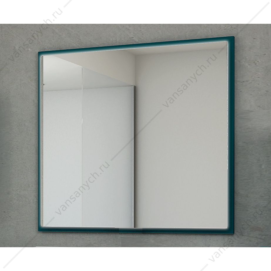 Зеркало с LED подсветкой, антизапот, реверсивное, 98x90 CEZARES TIFFANY Blu Petrolio, 45048 Cezares (Италия) купить в Тюмени (Ван Саныч™)