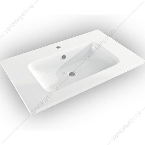Раковина из искусственного мрамора, 75x46x2,5 CEZARES TIFFANY белый, 50169 Cezares (Италия) купить в Тюмени (Ван Саныч™)